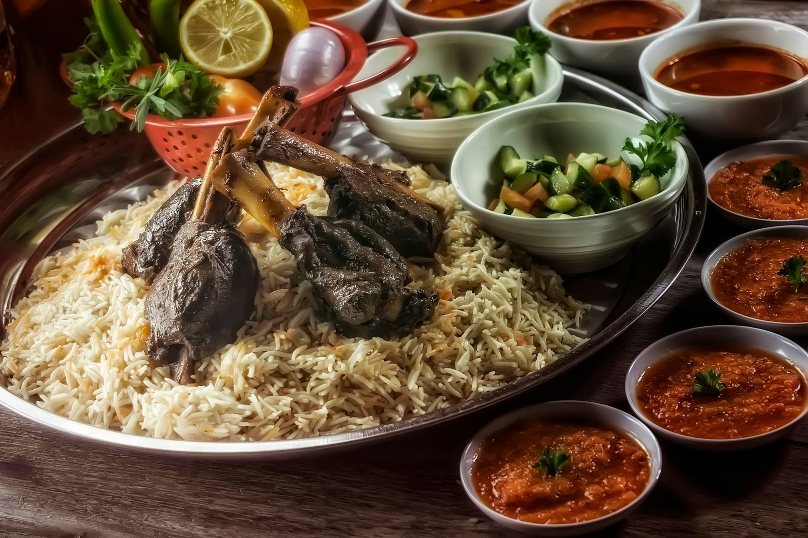 Delicious halal food in the UAE