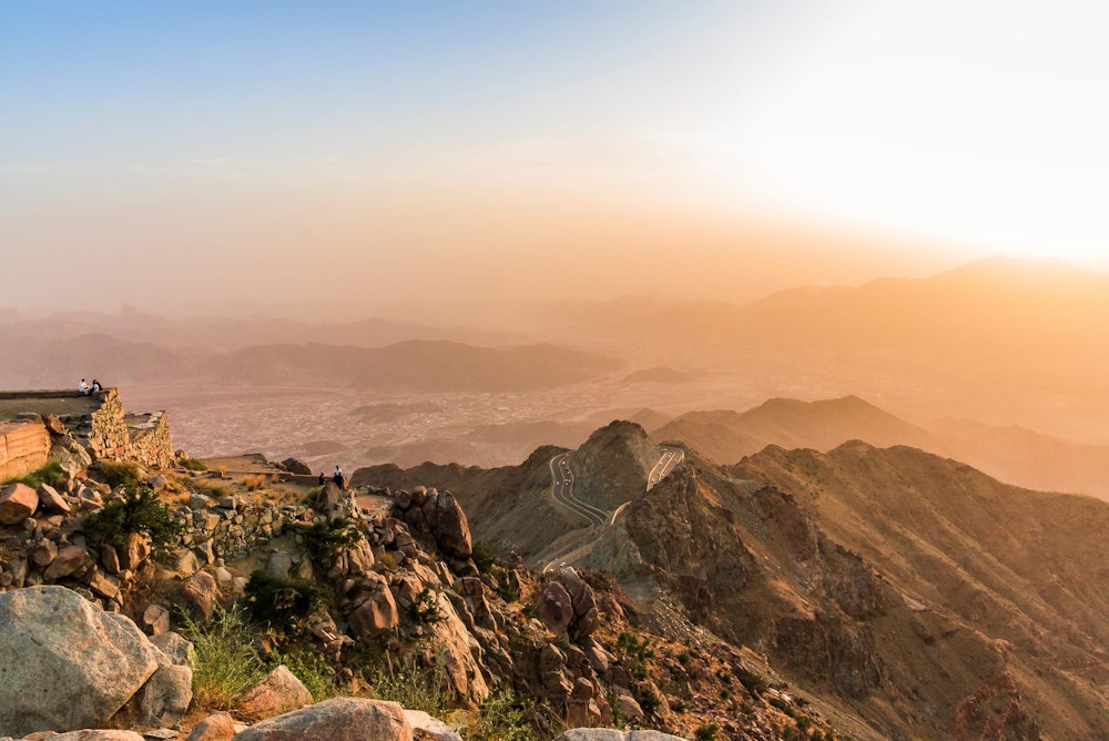 View of Taif from the mountain