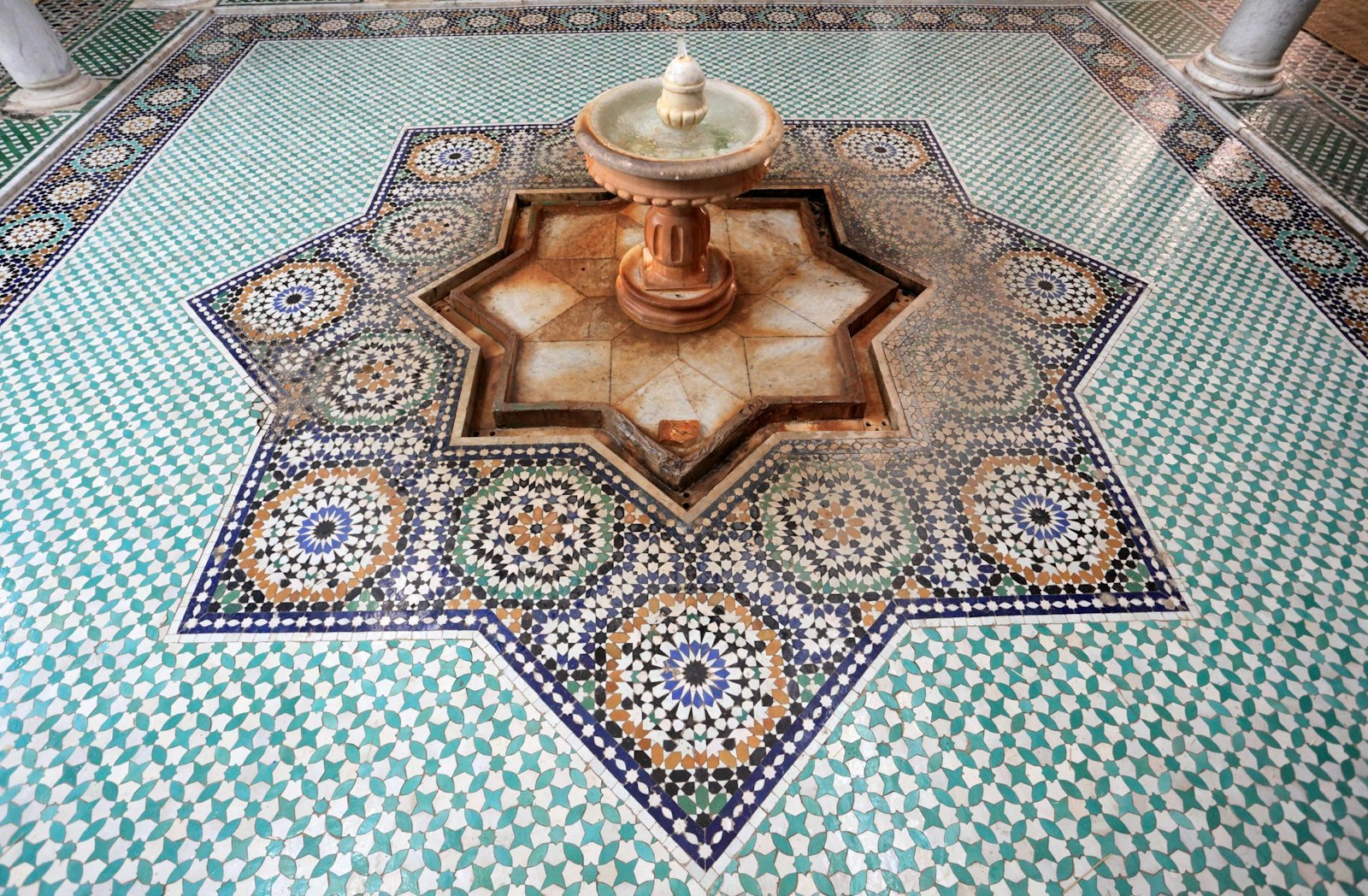 Exemple d'art dans le mausolée de Moulay Idriss‌