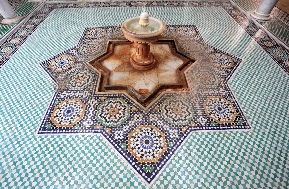Exemple d'art dans le mausolée de Moulay Idriss‌