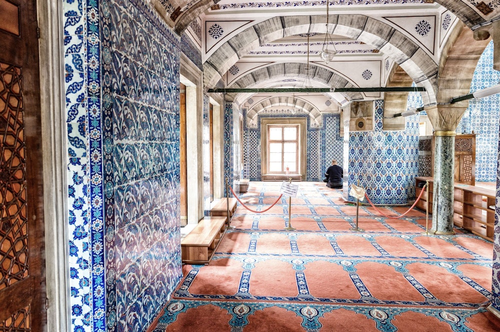 Intérieur de la mosquée Rüstem Paşa
