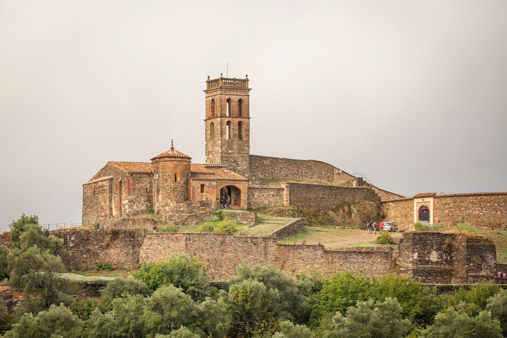 The Mezquita Mihrab facing Mecca in Almonaster la Real town, Andalusia