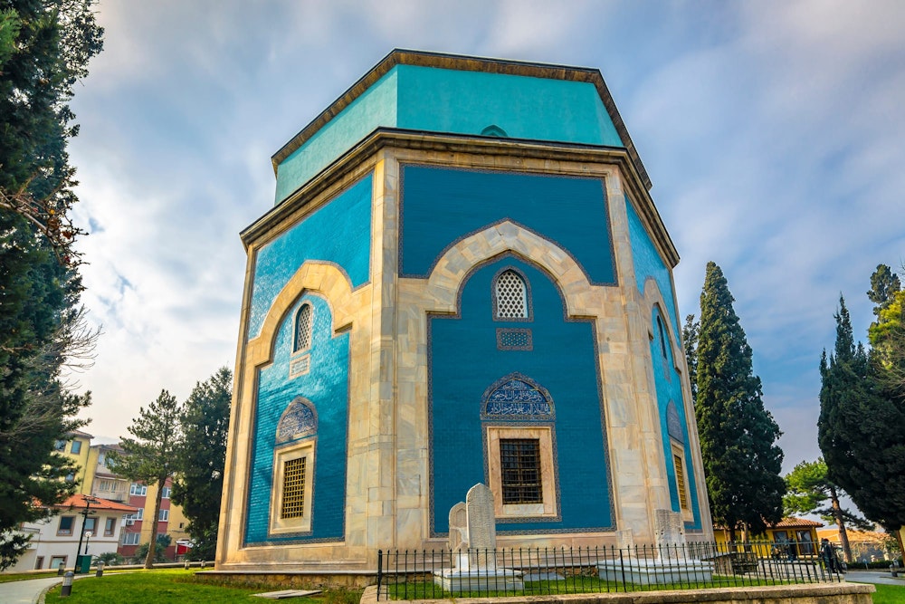 Yesil Turbe (Green Tomb), mausoleum of the fifth Ottoman Sultan, Mehmed I, Bursa