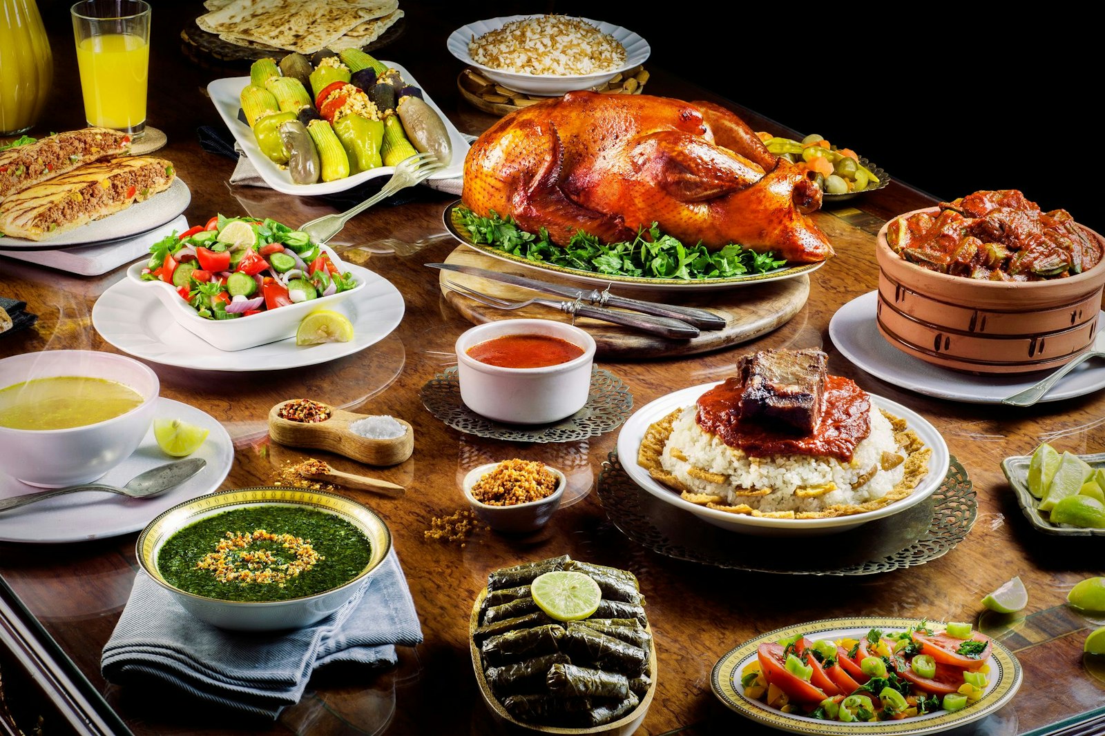 Traditional Cairo Iftar foods