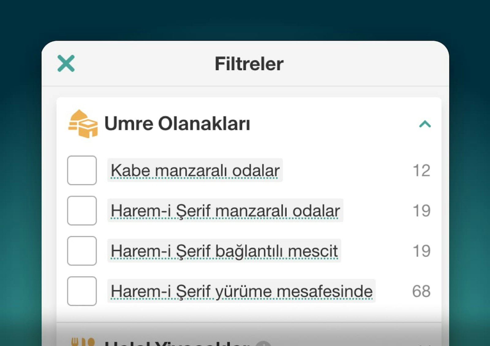 Halalbooking'de Umre Olanakları