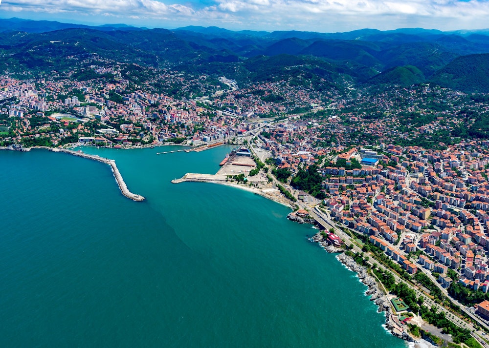 Zonguldak aerial view