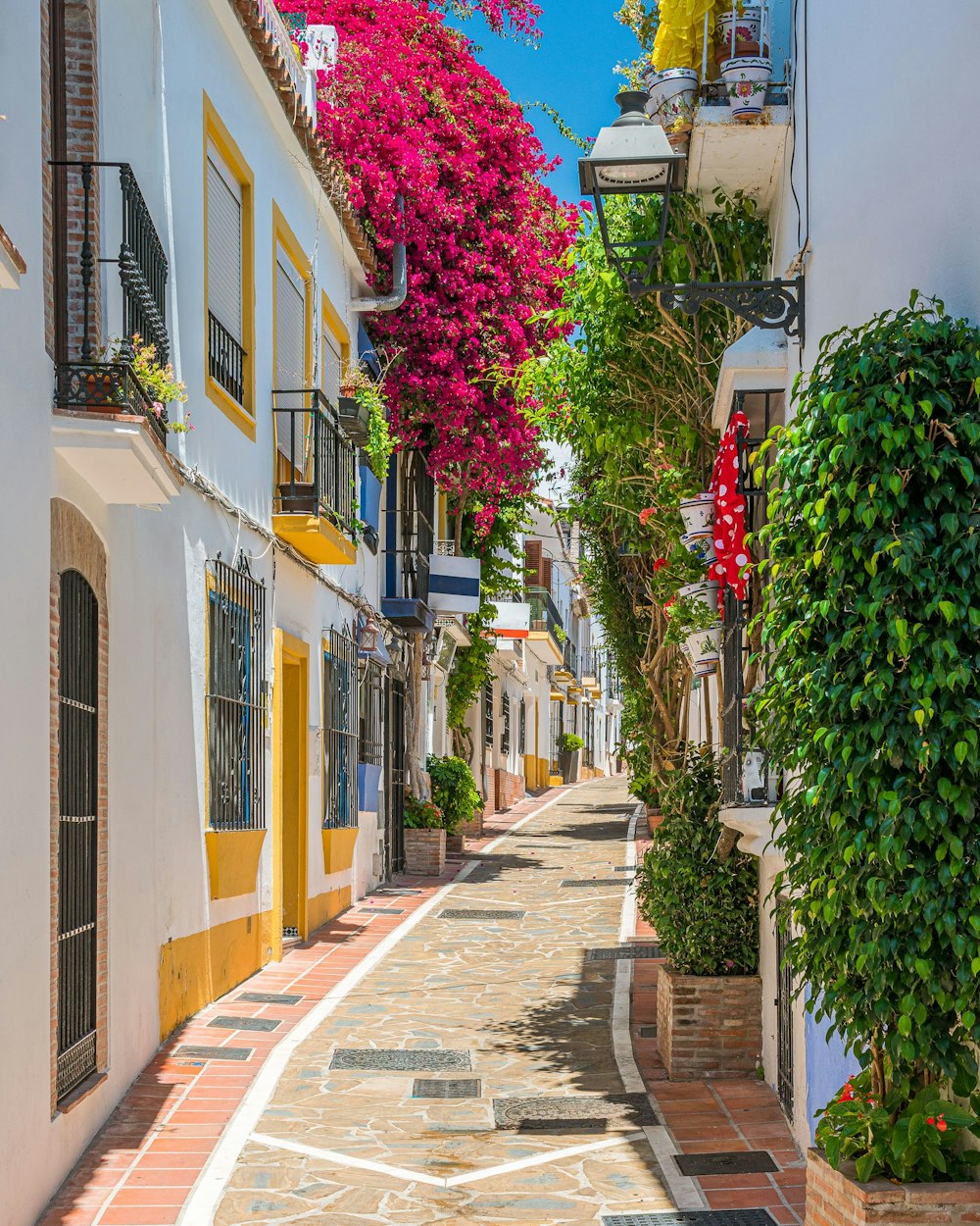 Узкие улочки старого горда Марбелья