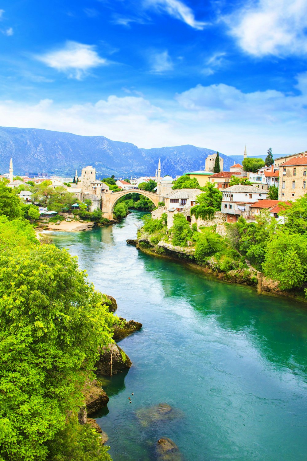 Stari Most über dem Fluss Neretva