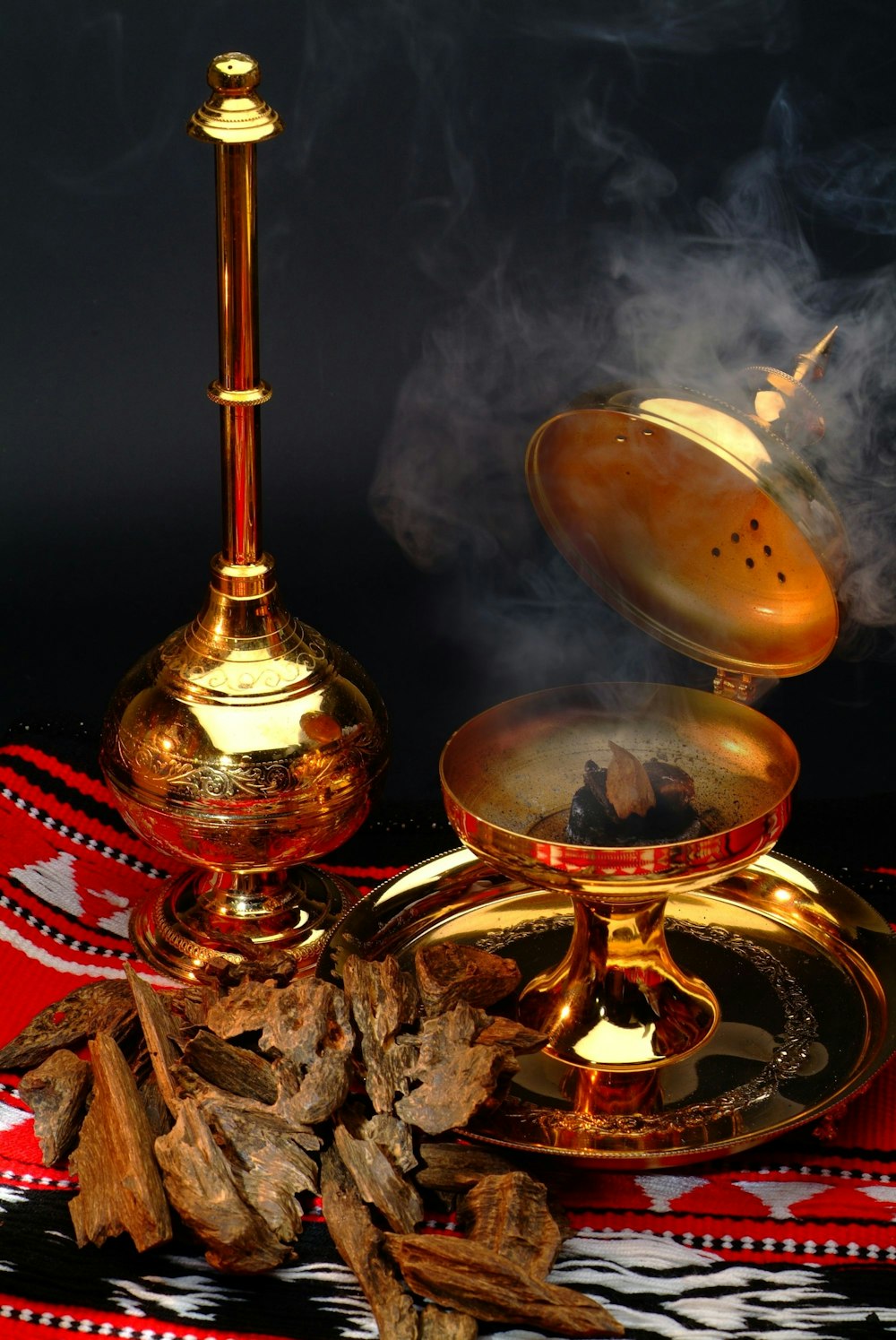 Bakhoor, the wood chips of the tree, are burned to release the enticing smell