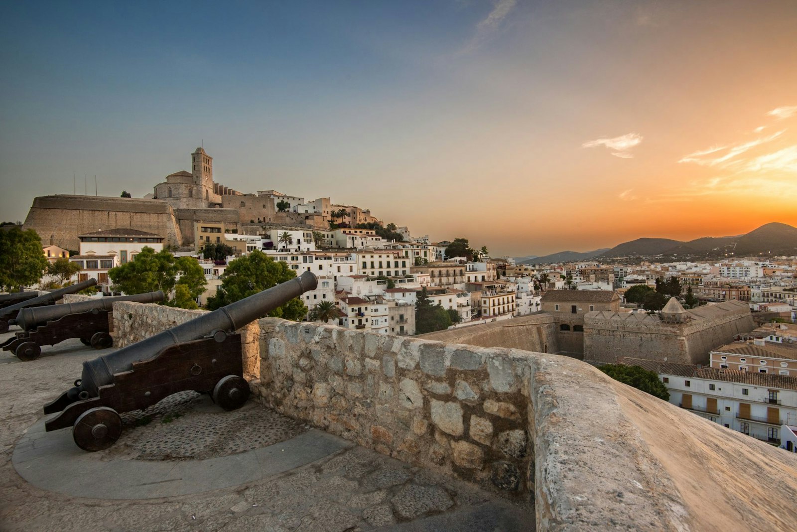 Dalt Vila, la vieille ville fortifiée d’Ibiza