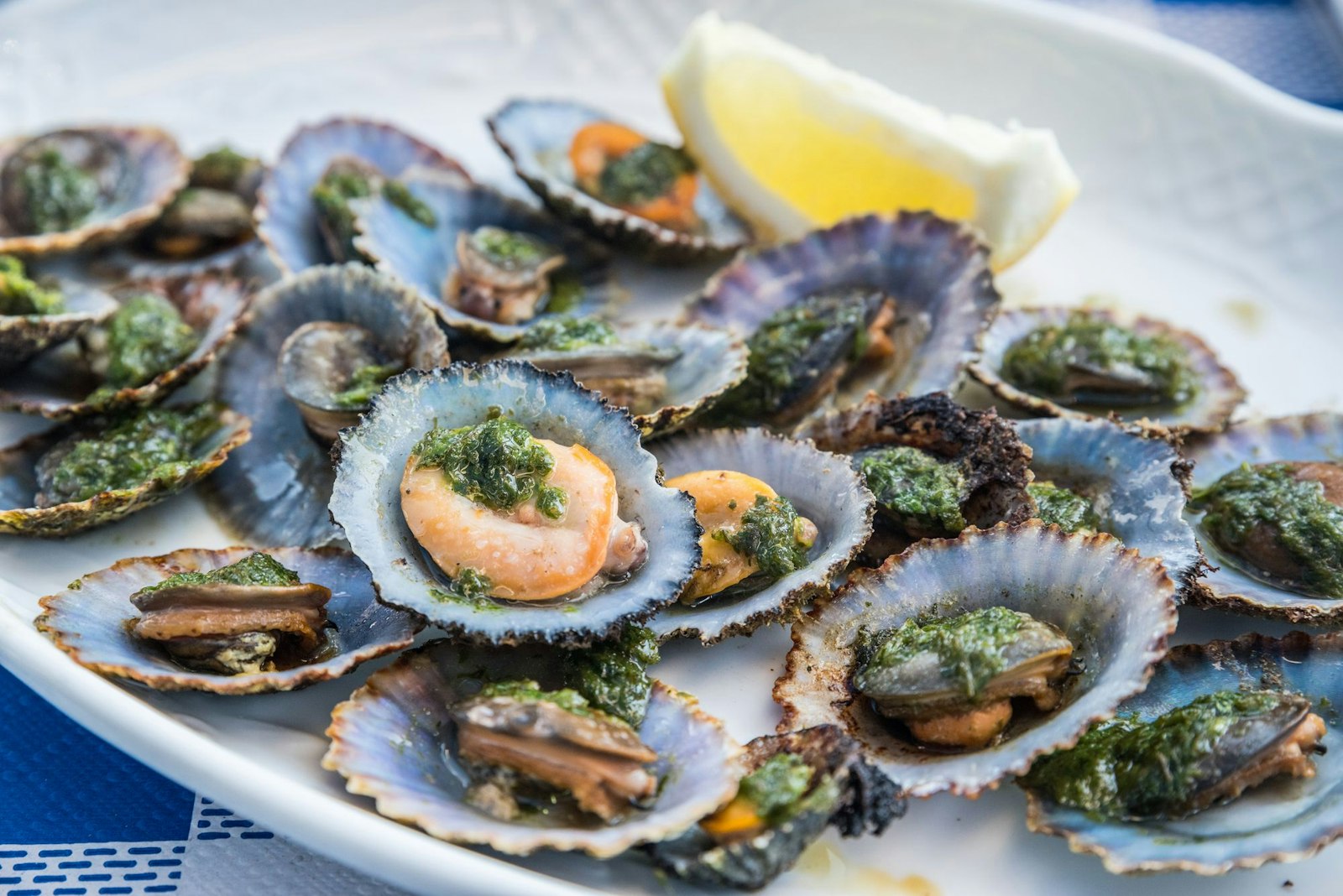 Lapas au beurre et à l'ail