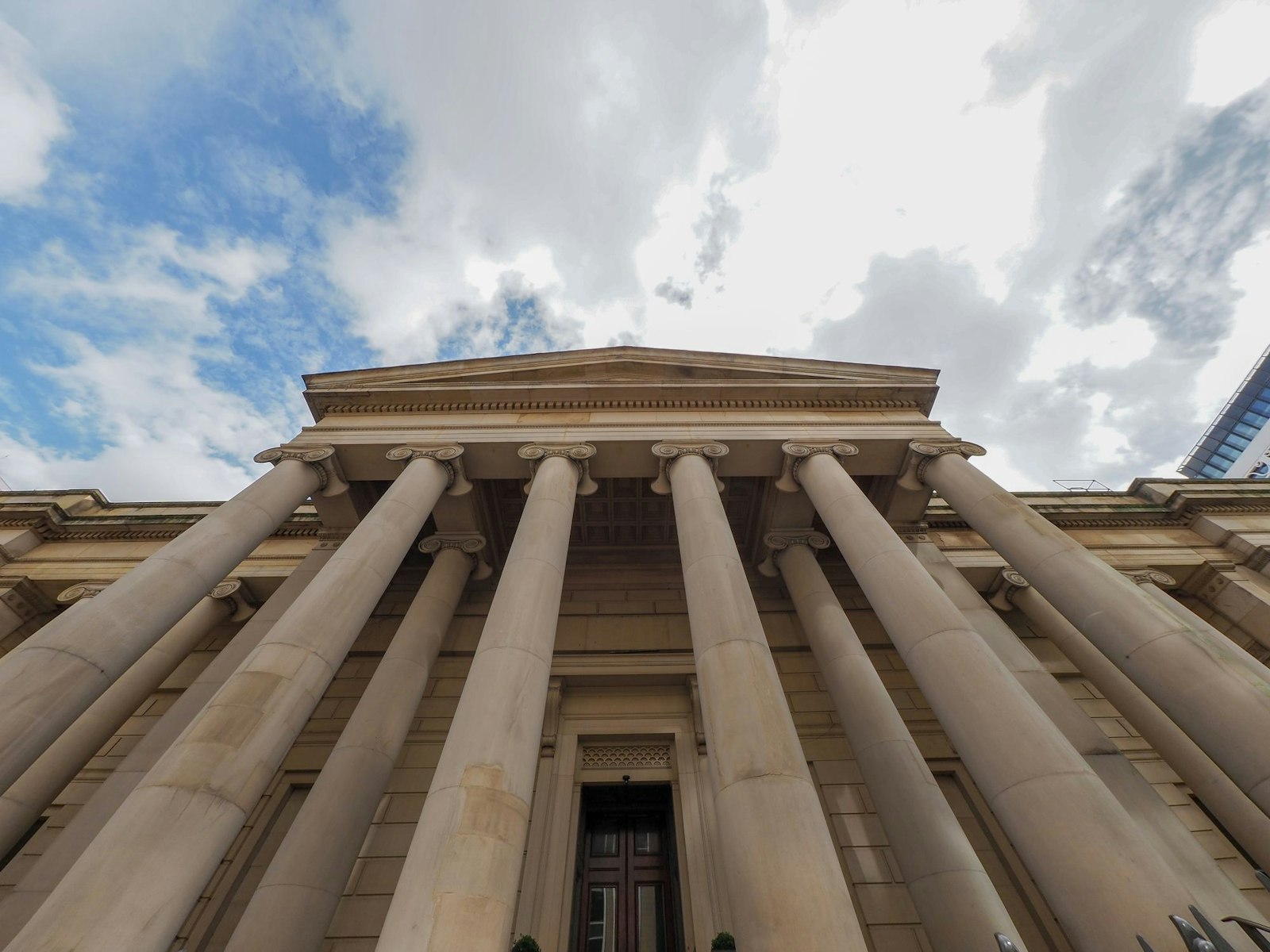 Entrance of Manchester Art Gallery