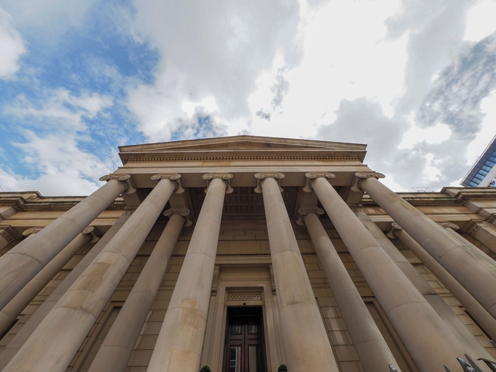 Entrance of Manchester Art Gallery