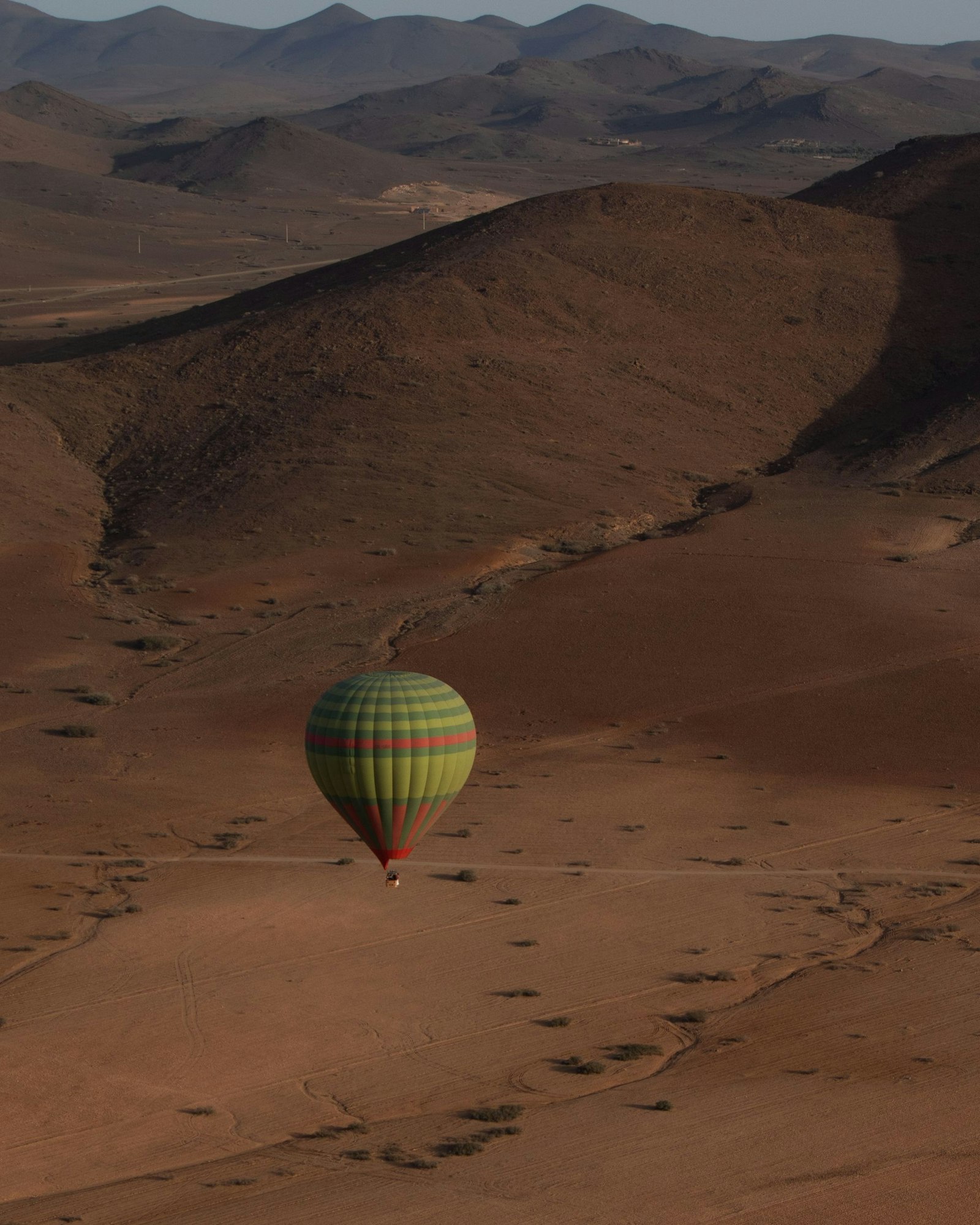 Hot-air balloon ride over the Marrakech countryside