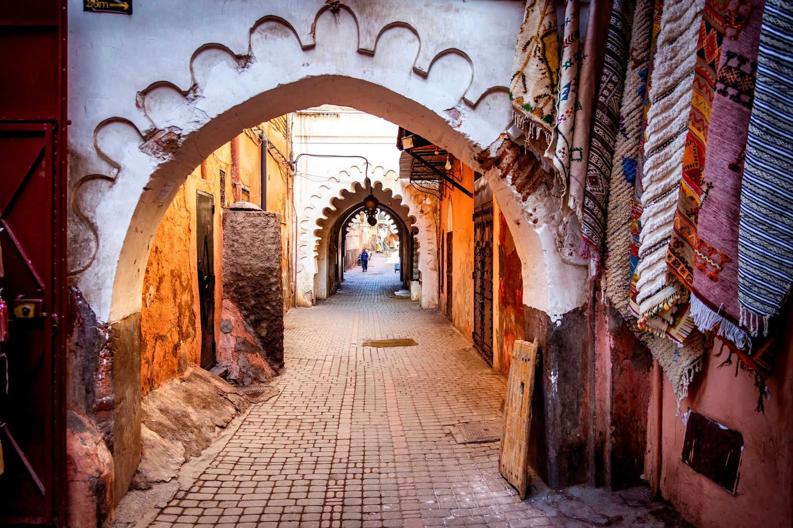 Ruelle dans la médina de Marrakech