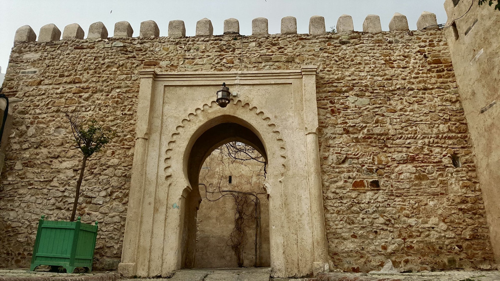 One of the historic entrances to the Kasbah of Tangier