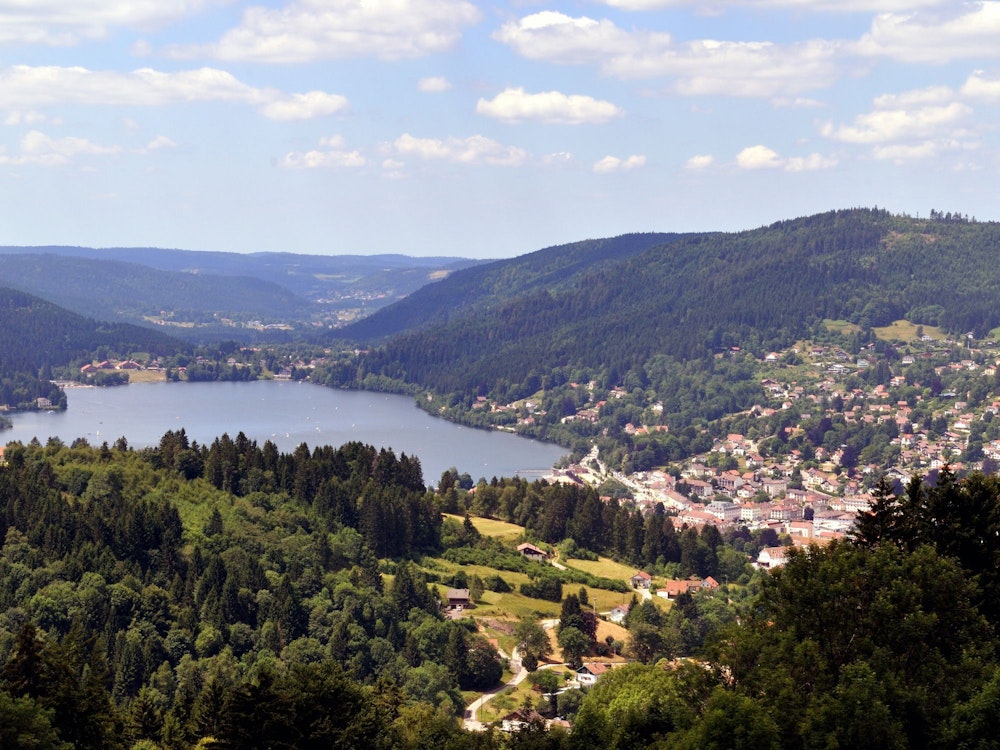 Lake Gérardmer in the Vosges