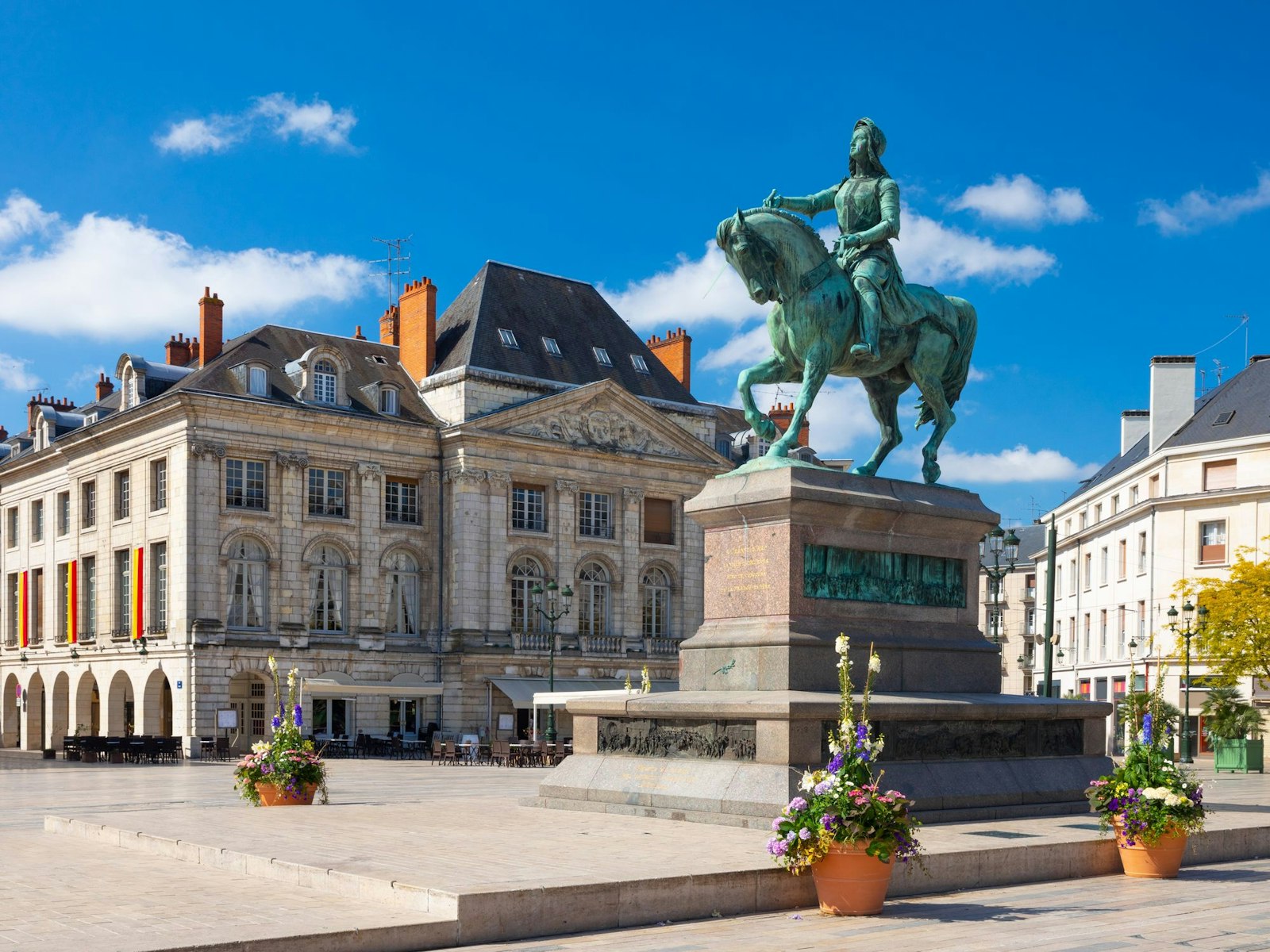 Joan of Arc Monument on Place de Martroi in Orléans