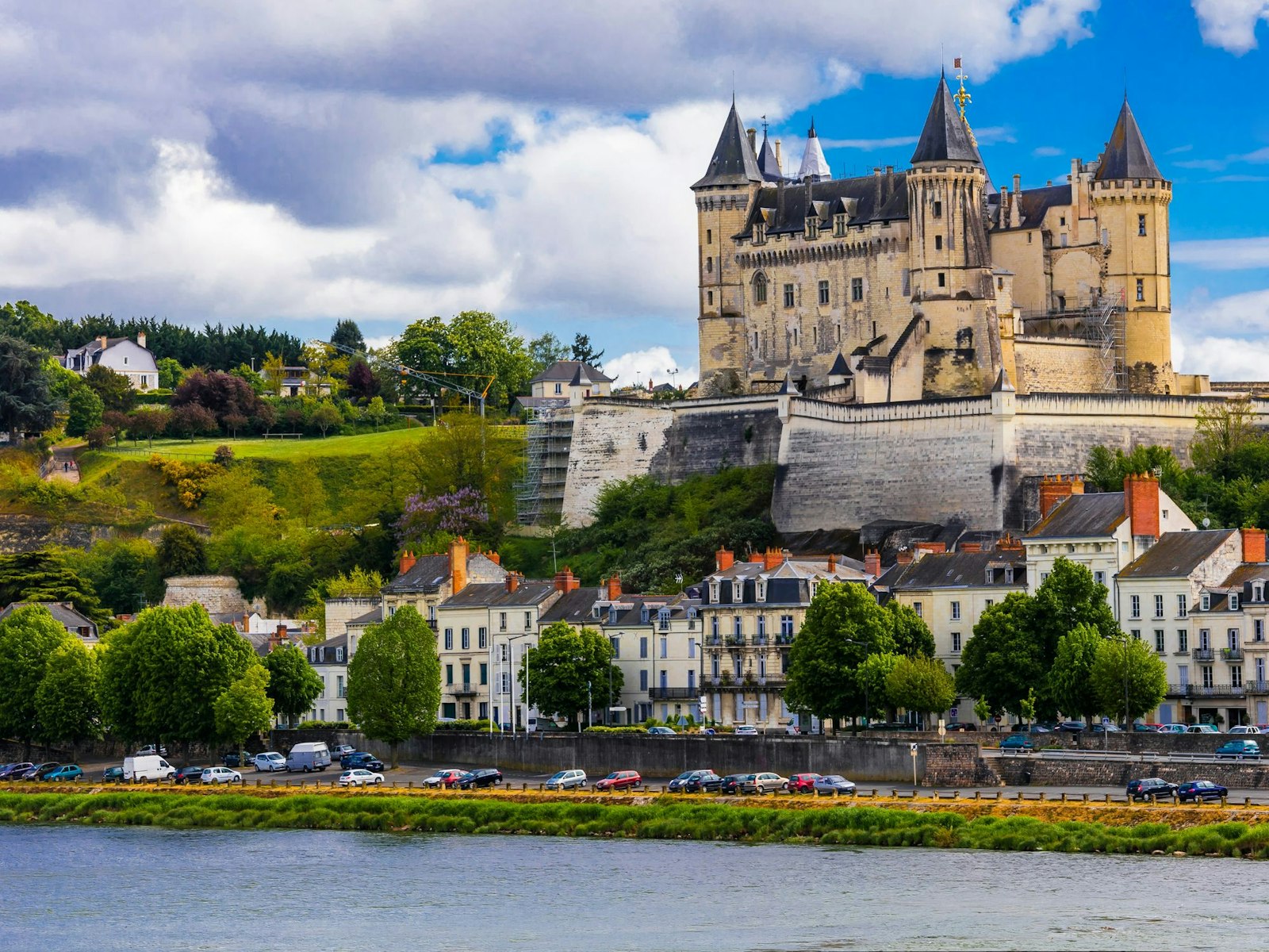 Château de Saumur on the banks of the Loire