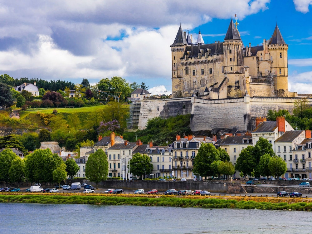 Château de Saumur on the banks of the Loire