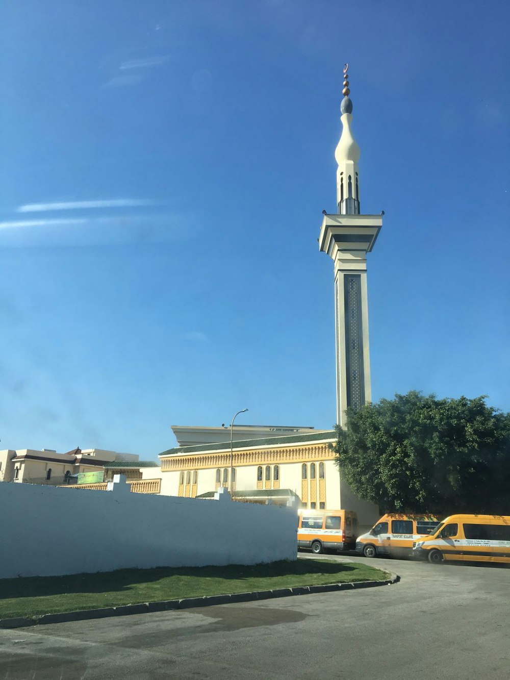 Minarett der syrischen Moschee