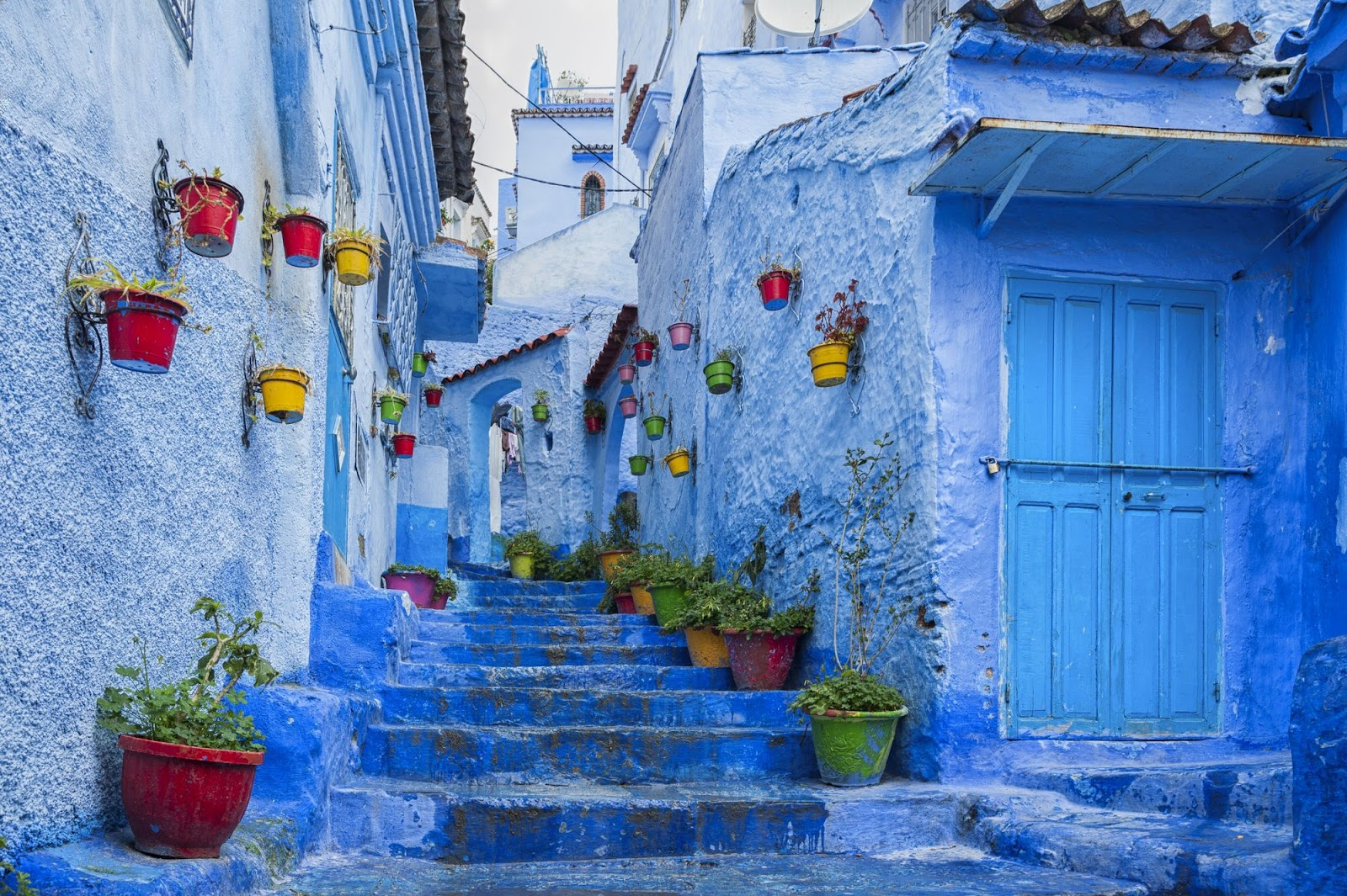 Ruelle dans la médina de Chefchaouen