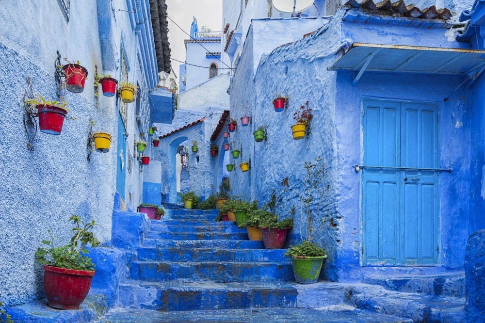 Ruelle dans la médina de Chefchaouen