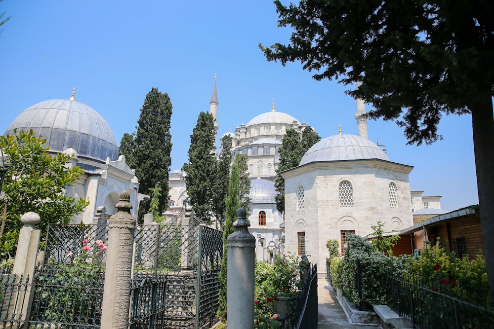 Tombe de Fatih Sultan Mehmet le Conquérant à la mosquée Fatih