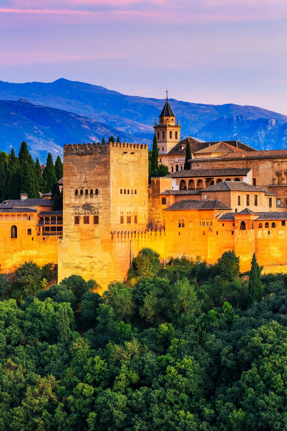 Alhambra Burg in Granada