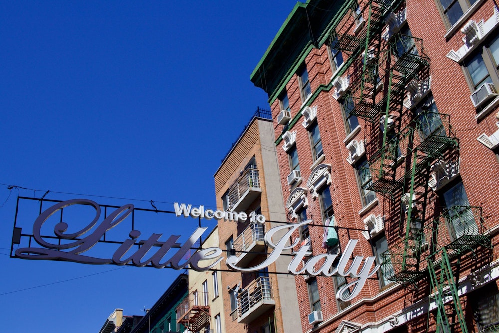 L'entrée de la Petite Italie
