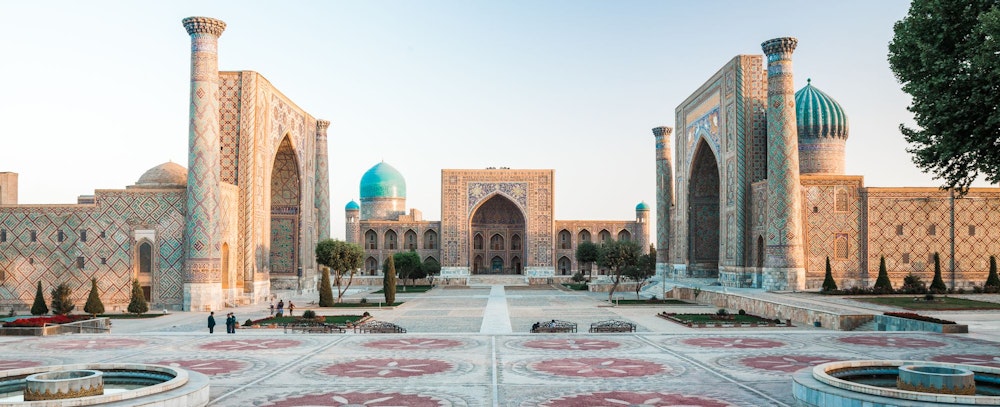 Panorama of Registan square