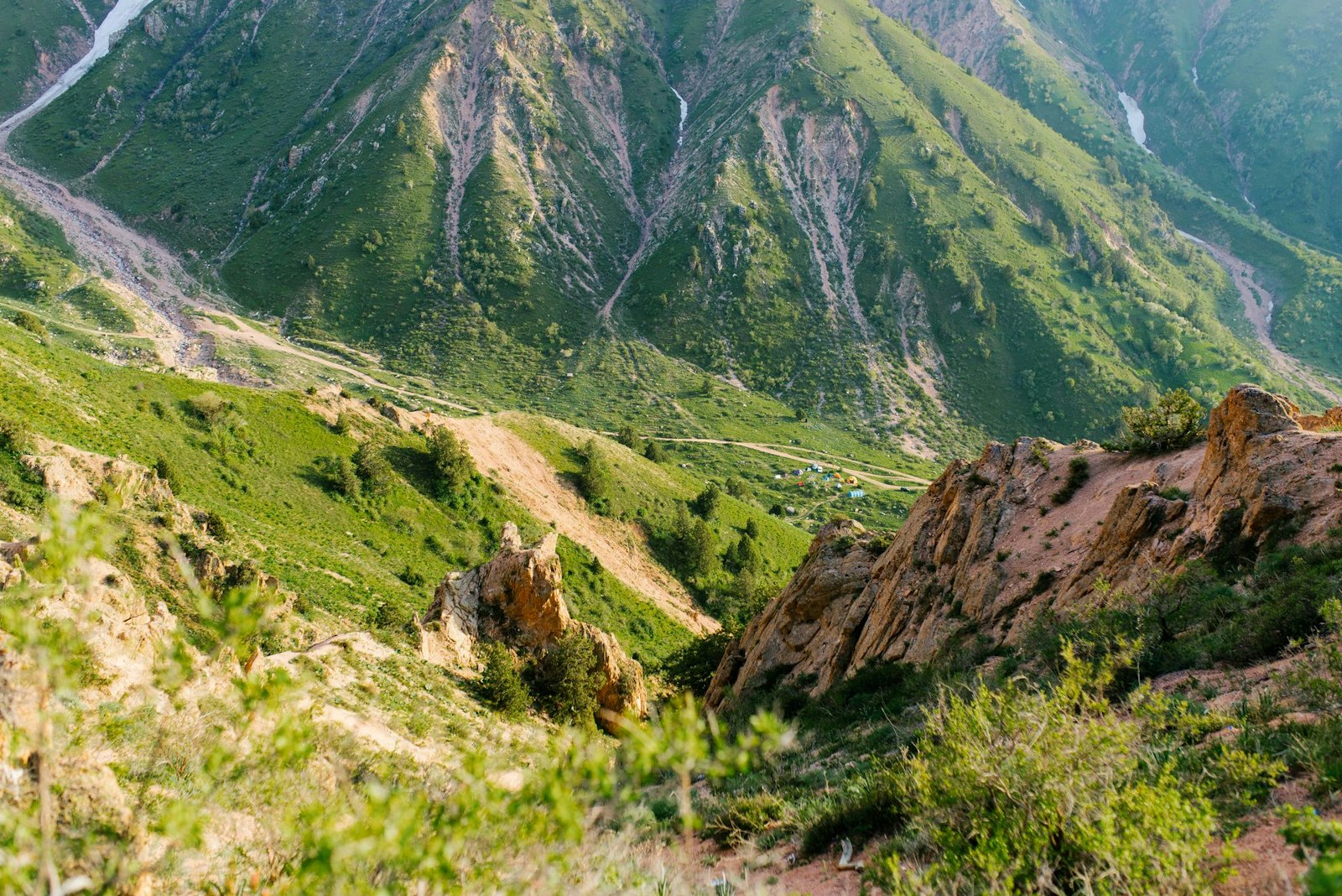 Mountain range of the western Tien Shan