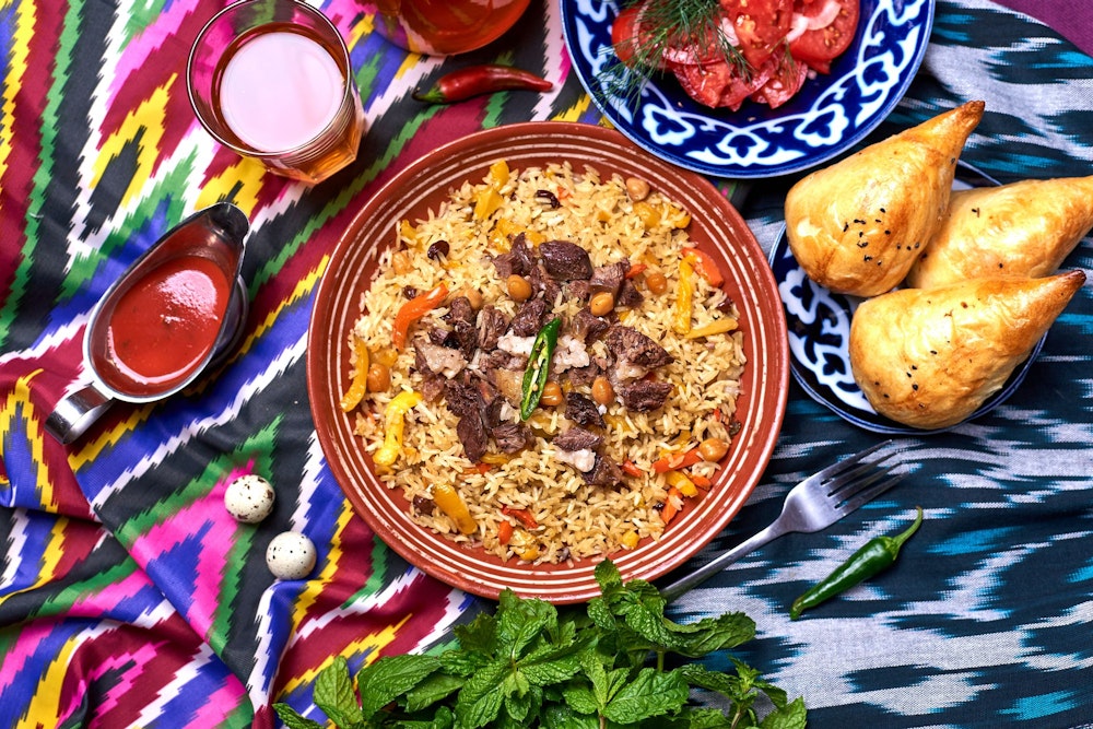 Plov/Pilaf - Uzbek national dish