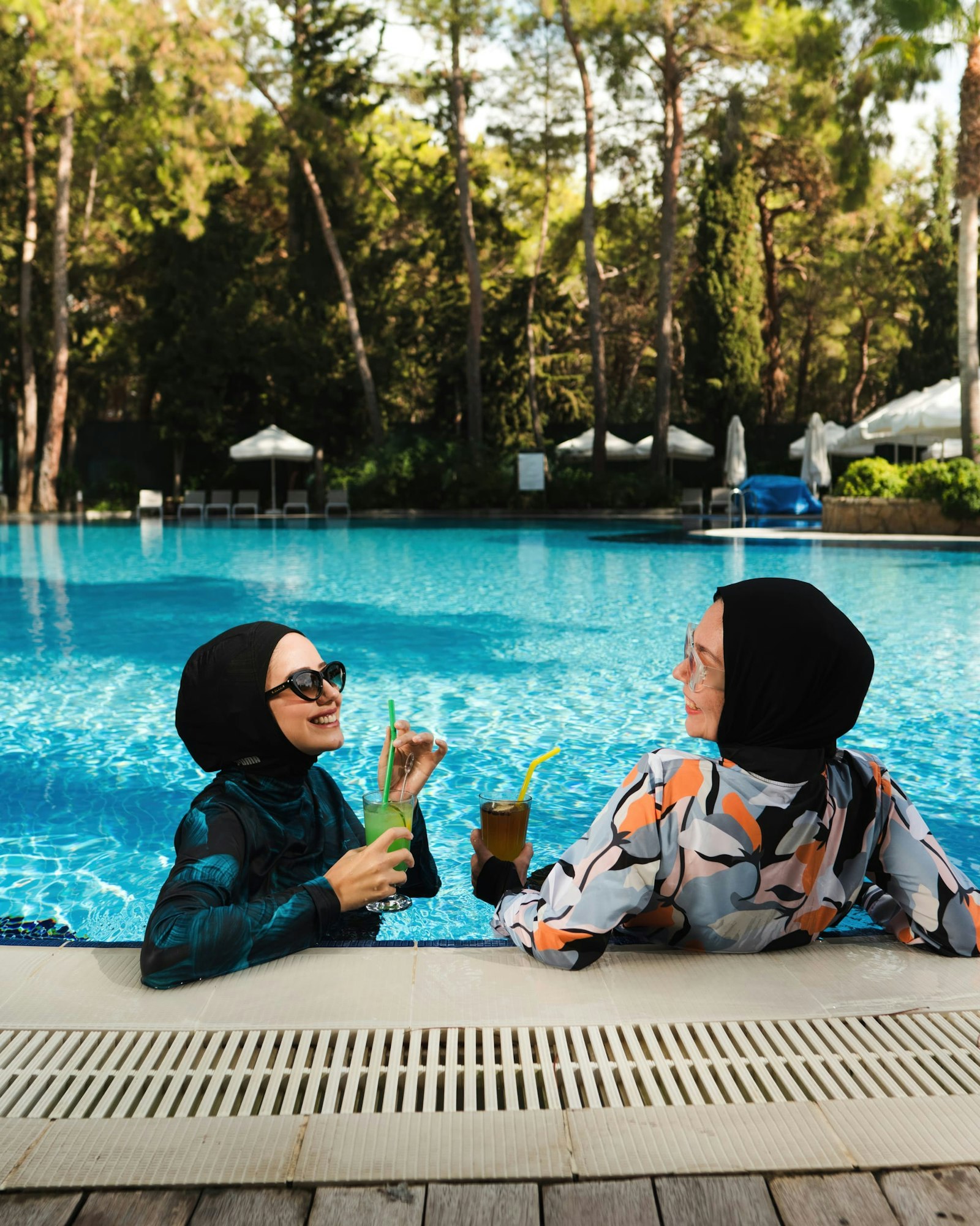 Women-only area with pool in Türkiye