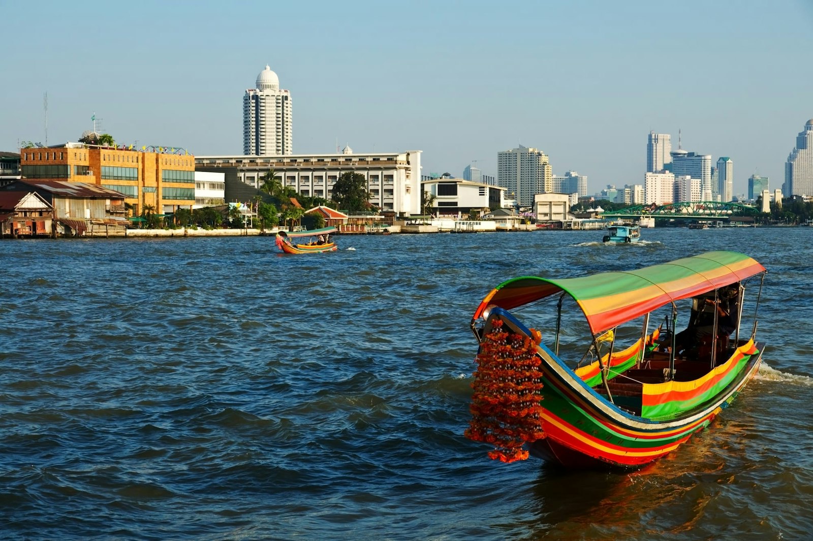 Take a boat ride on the Chao Phraya river