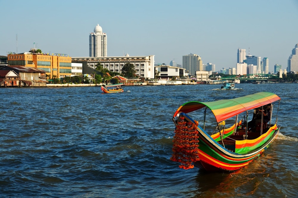 Take a boat ride on the Chao Phraya river