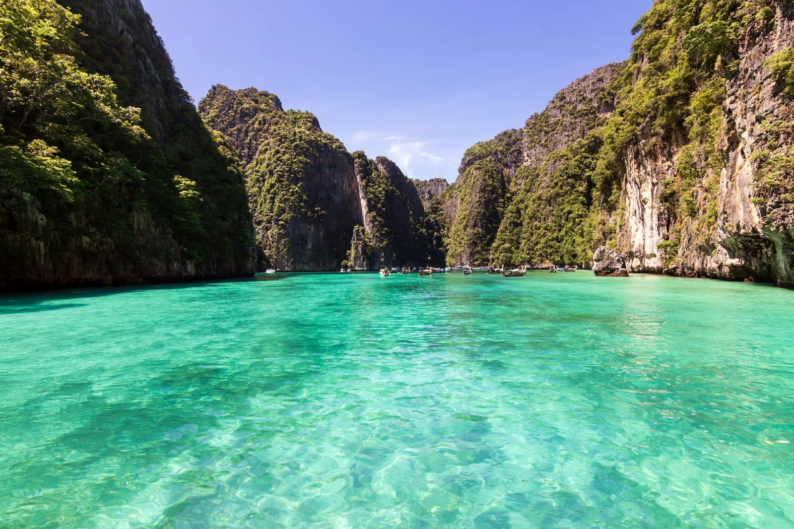 Pileh Lagoon on Phi Phi Le island, Krabi