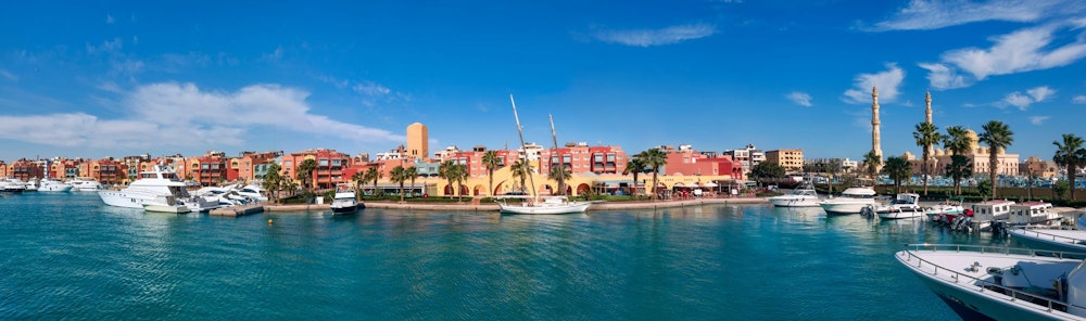 Panoramablick auf Hurghada