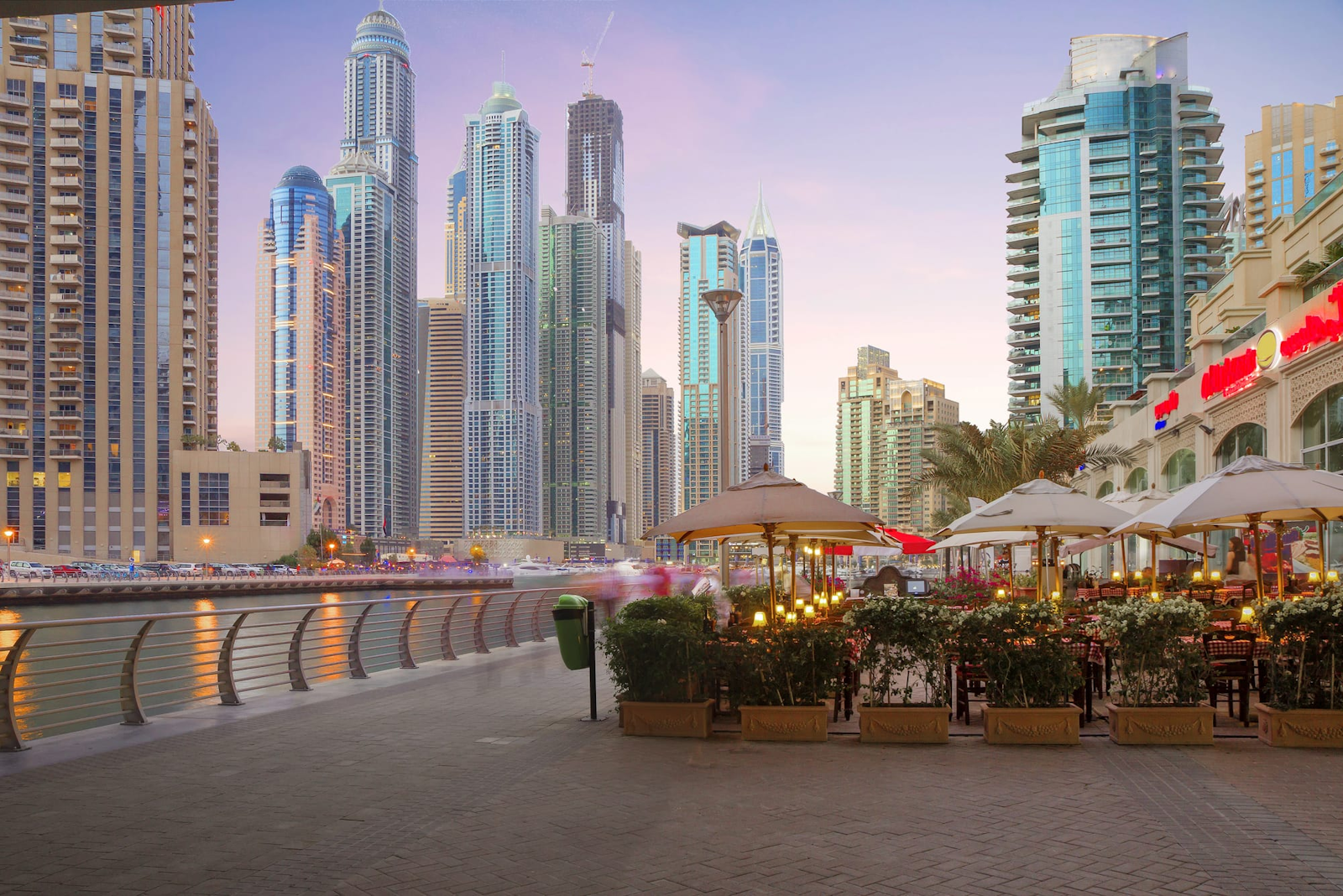 Набережная Дубай-Марина