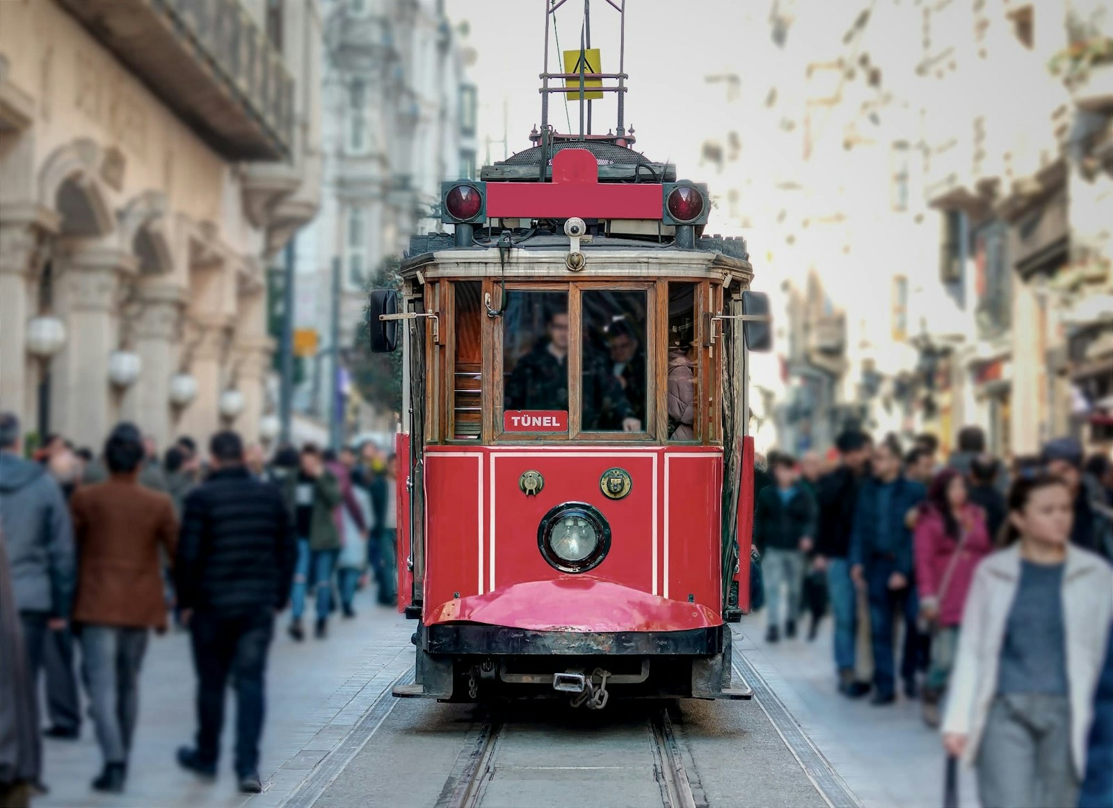İstiklal Caddesi'nde Nostaljik Tramvay