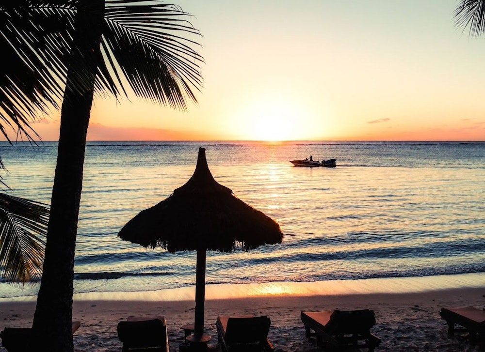 Закат на Маврикии