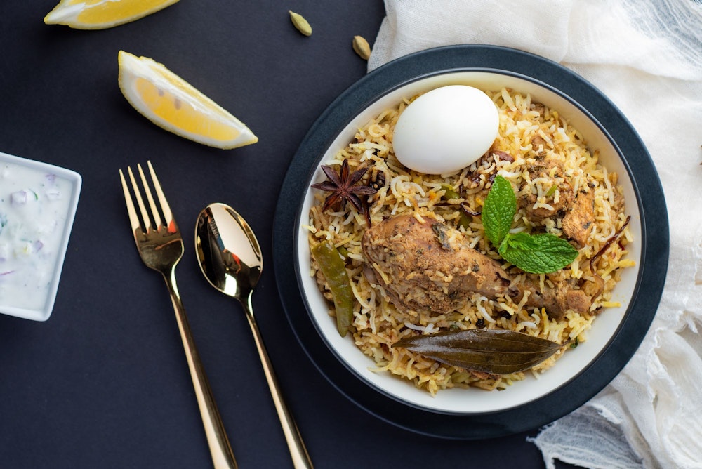 Бирьяни с курицей