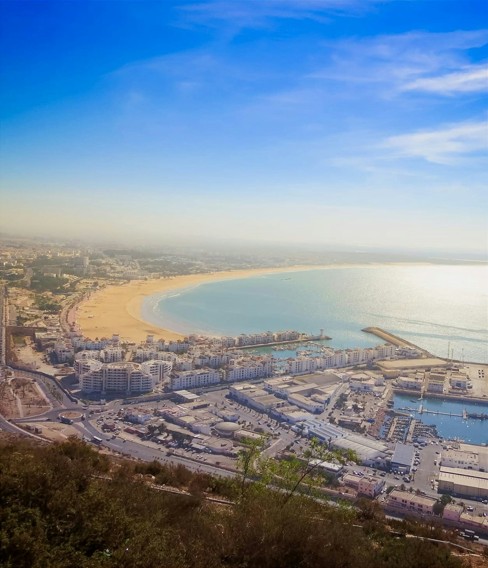 Panaromik Agadir manzarası