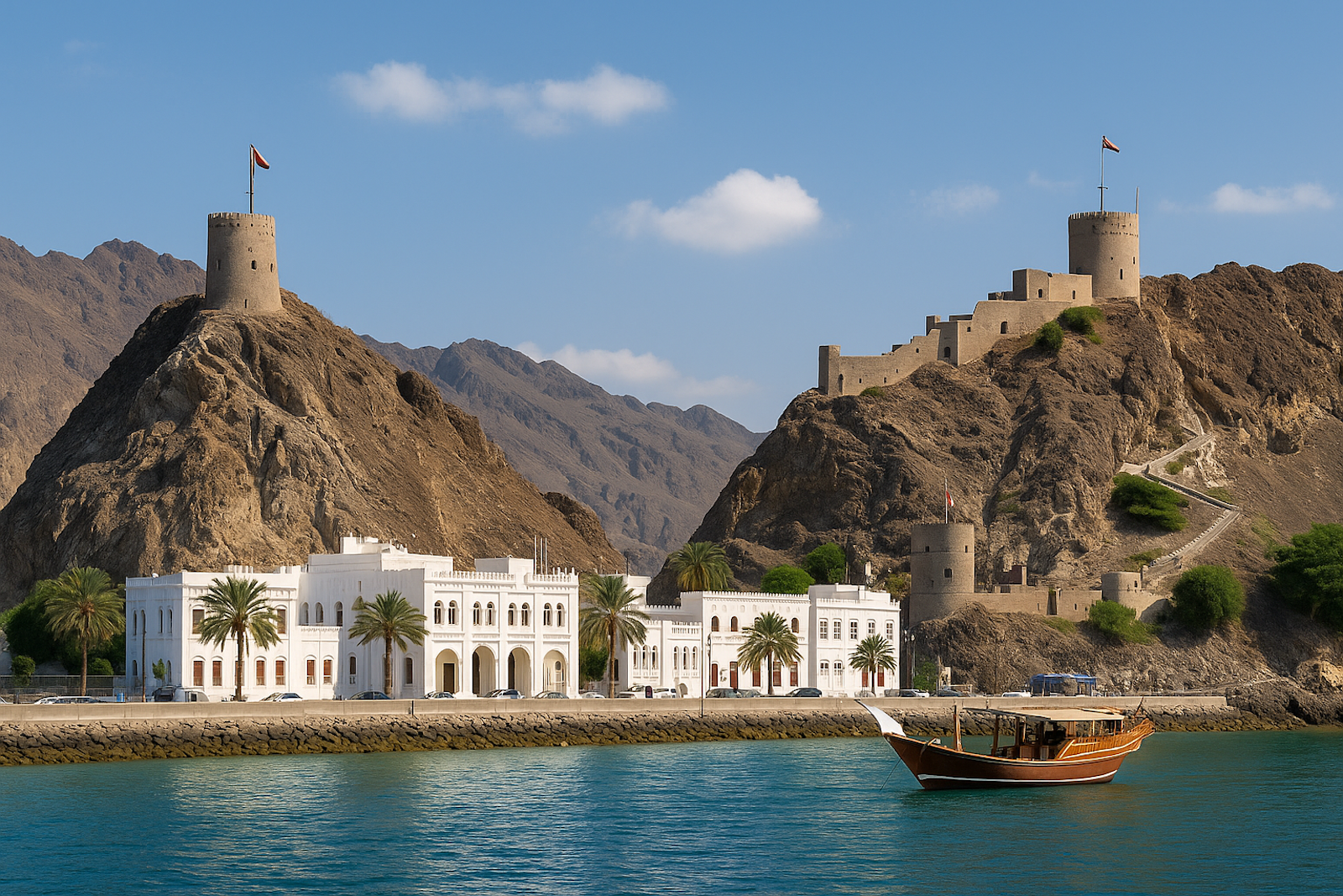 Al Jalali and Al Mirani Forts