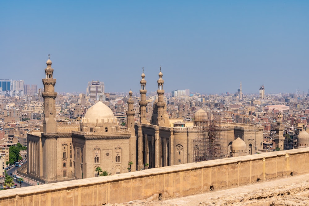 View from the Citadel of the Mosque-Madrassa of Sultan Hassan and the Al-Rifa’i Mosque