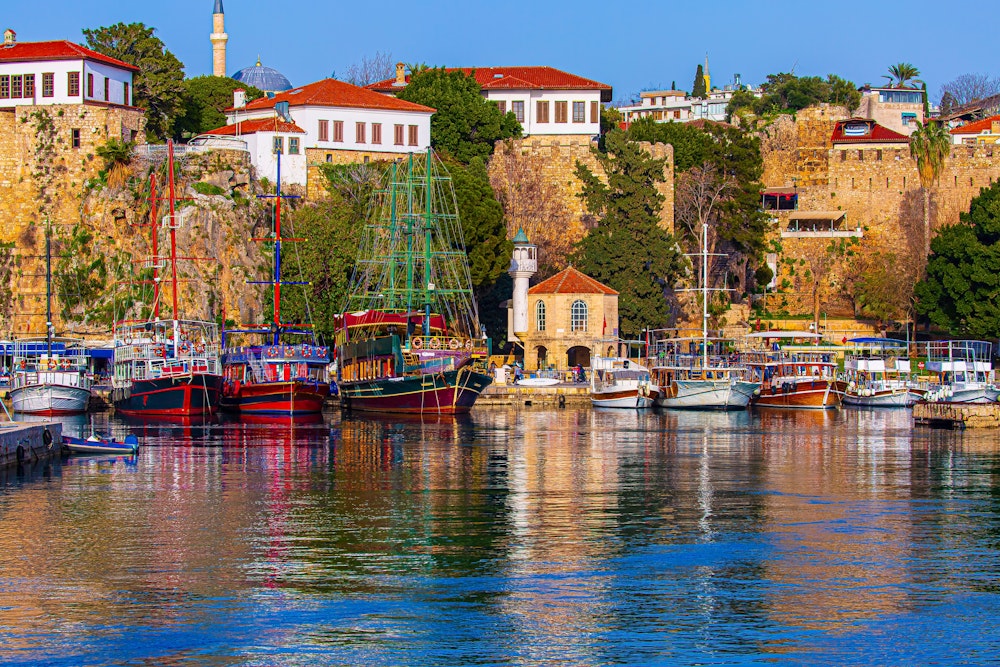 View of İskele Mosque from the sea