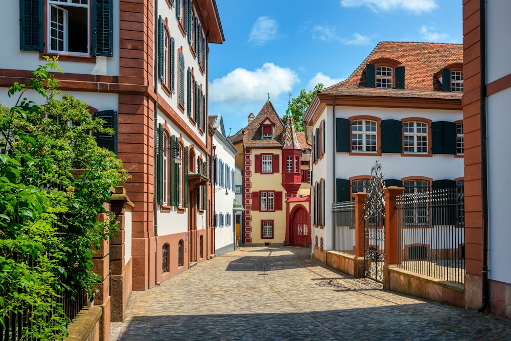 Street in the Old Town of Basel