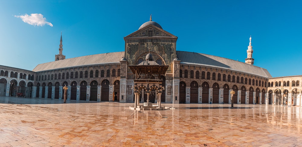 La mosquée des Omeyyades, Damas