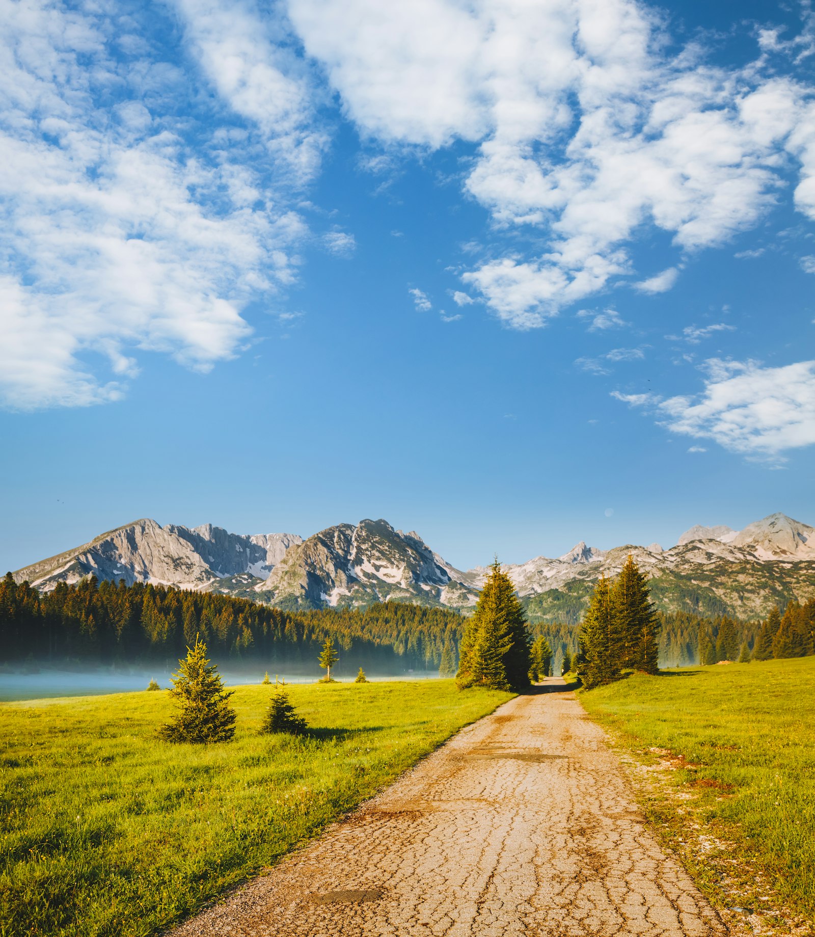View of Durmitor National Park near Zabljak