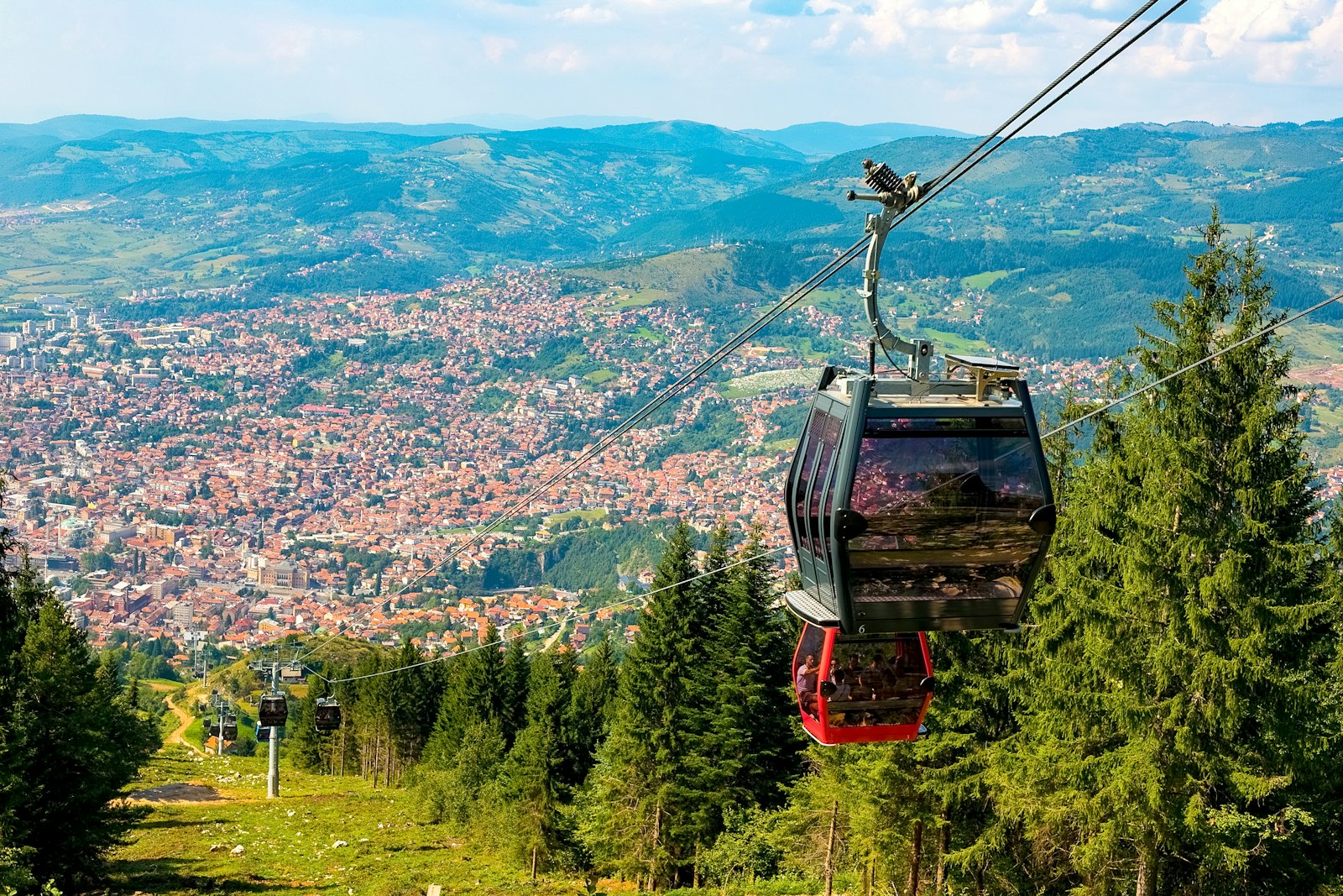 Cable car to Mount Trebević